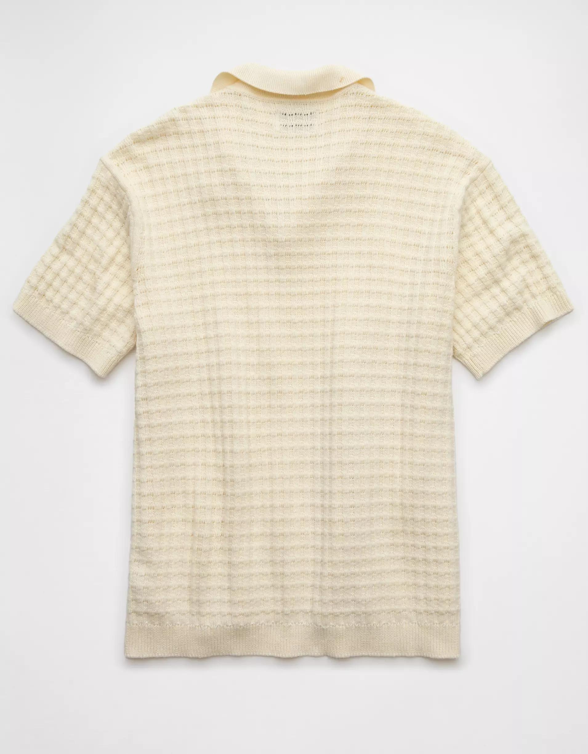 AE Weekend Sweater Polo Shirt Product Image