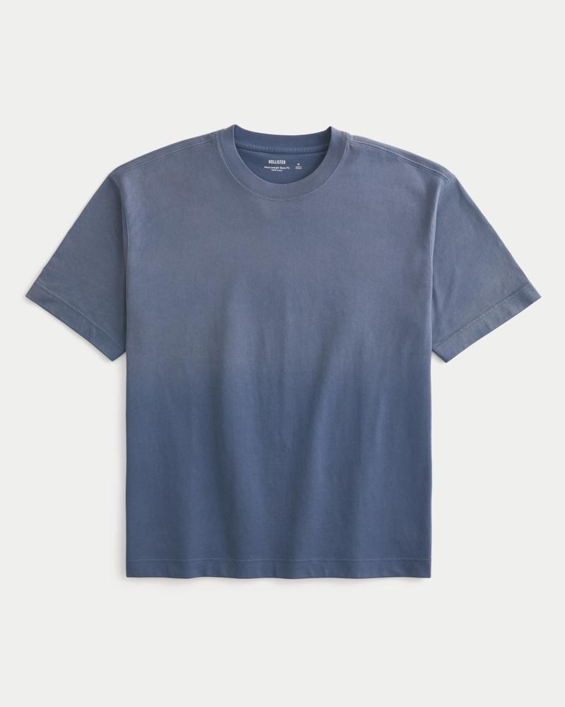 Boxy Heavyweight Washed Crew T-Shirt Product Image