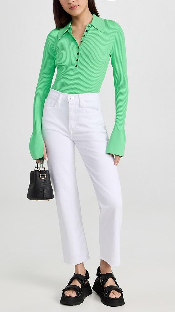 FRAME Le Jane Crop Raw After Jeans | Shopbop Product Image