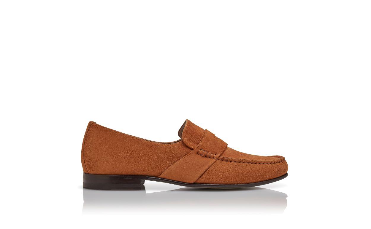 ELM Brown Suede Loafers  Product Image