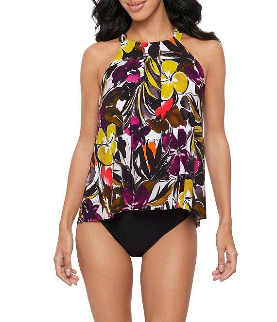 Magicsuit Solid Jersey Brief Shirred Swim Bottom Product Image