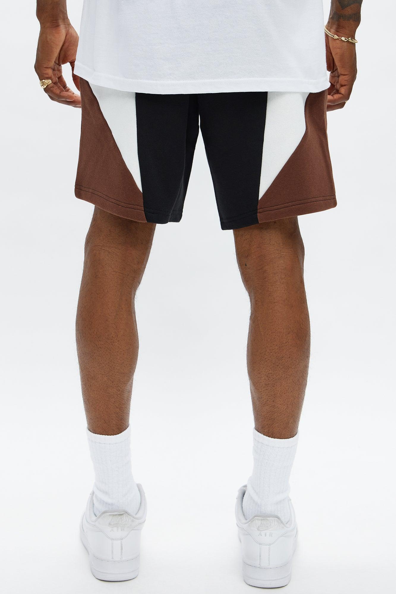 Tyson Paneled Out Relaxed Shorts - Black/combo Male Product Image
