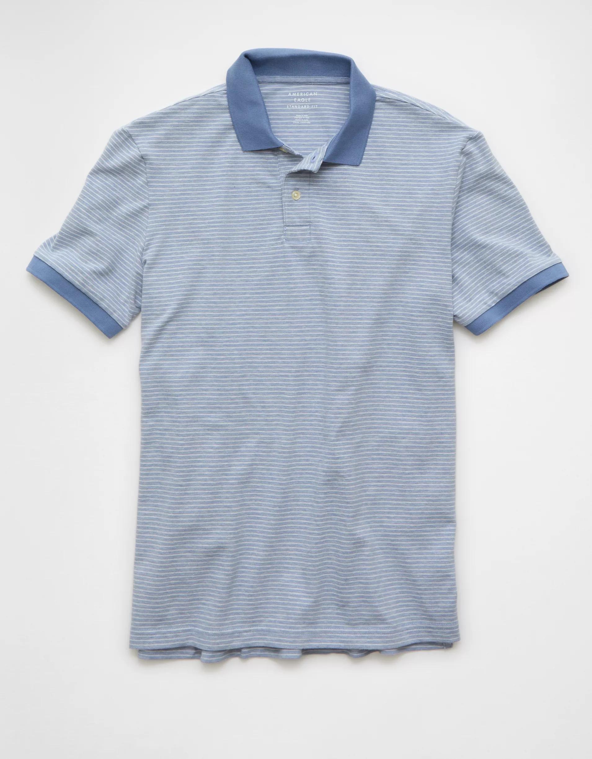 AE 24/7 Club Pique Polo Shirt Product Image