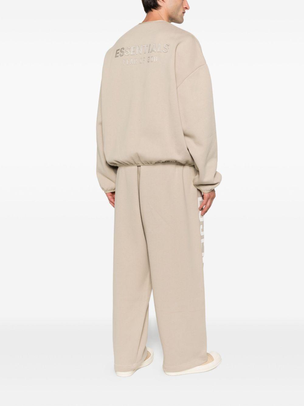 logo-plaque cotton sweatshirt Product Image