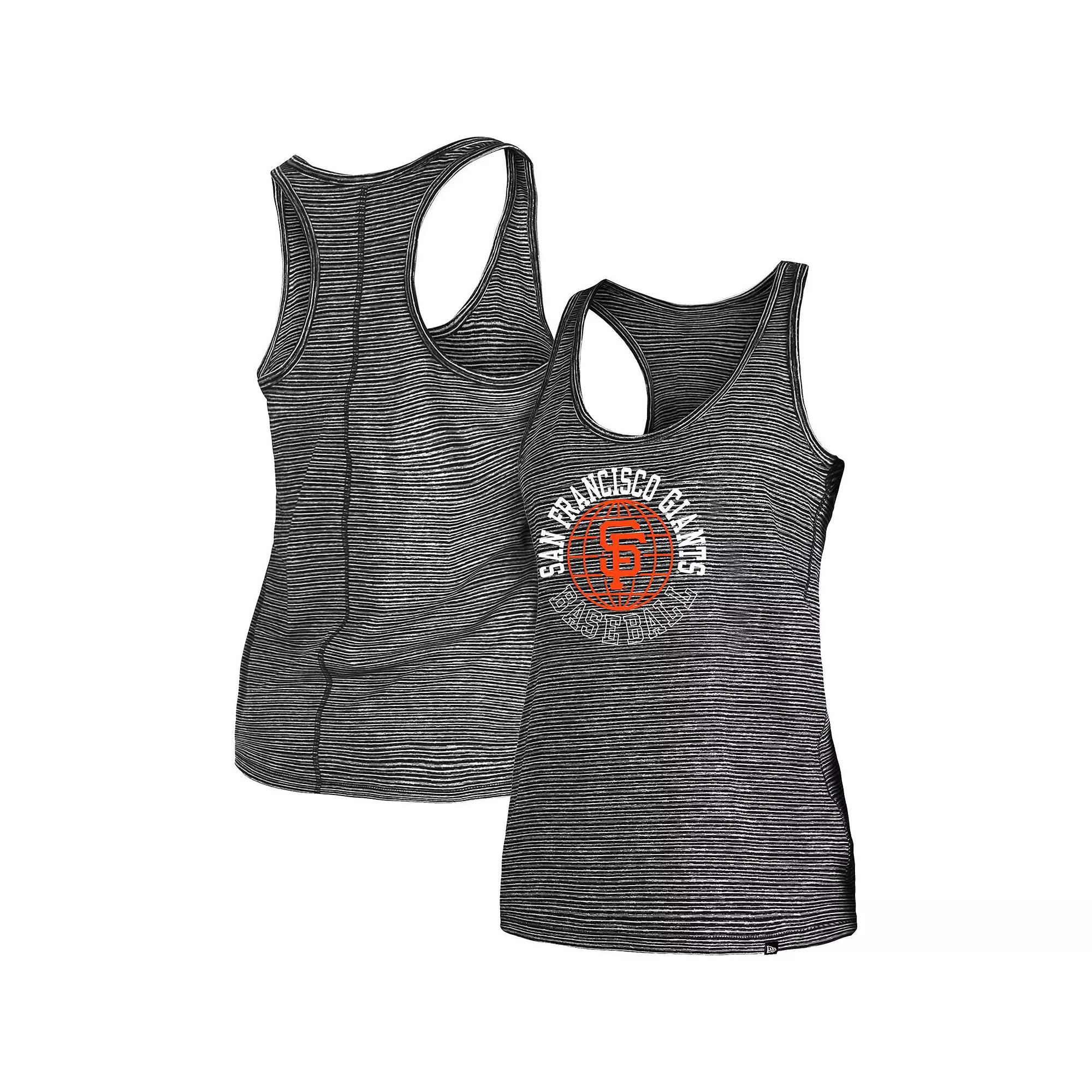 Women's New Era Black San Francisco Giants Active Racerback Tank Top,  Product Image
