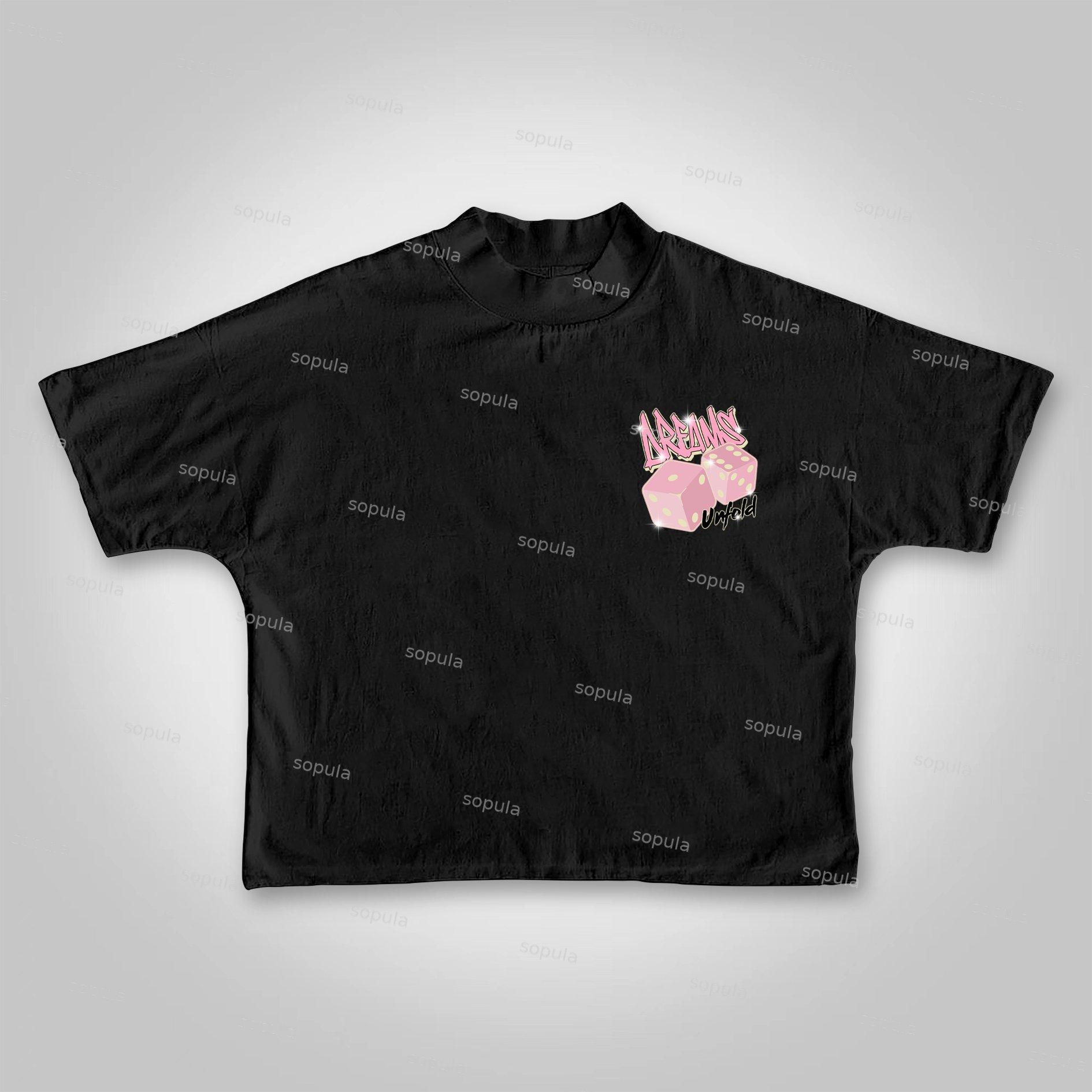 Sopula Sieve Expand Dream Graphic Cropped T-shirt Product Image