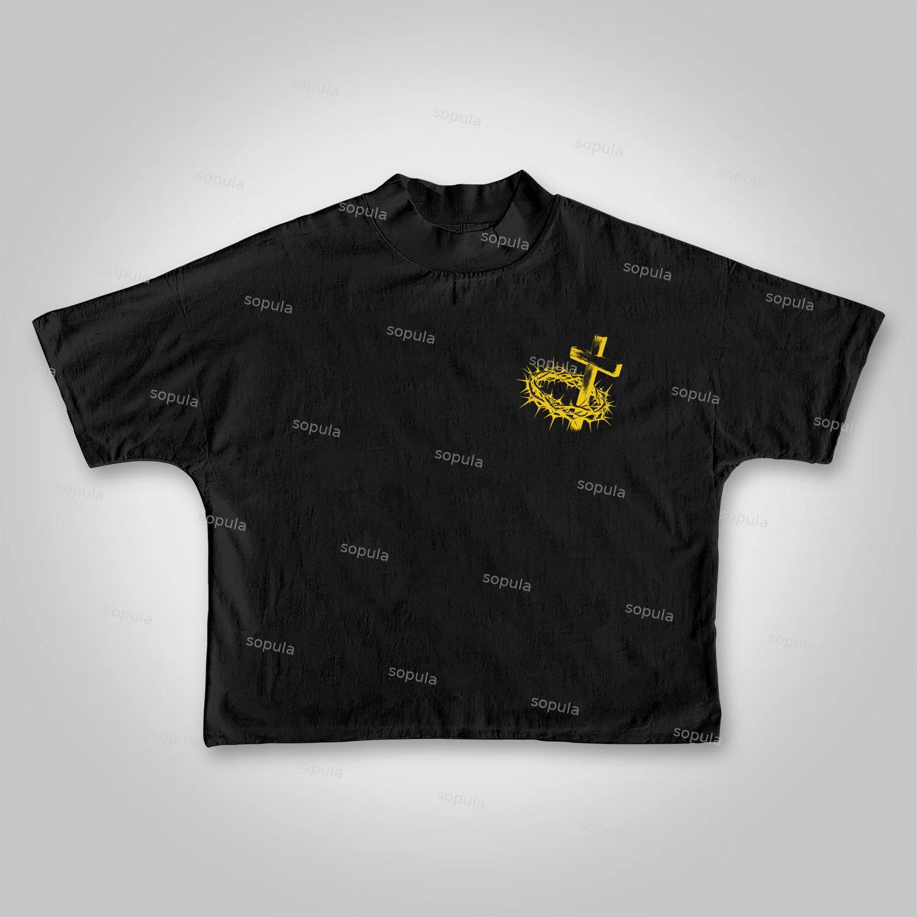 Sopula Jesus Paid It All Salvation Cropped T-shirts Product Image