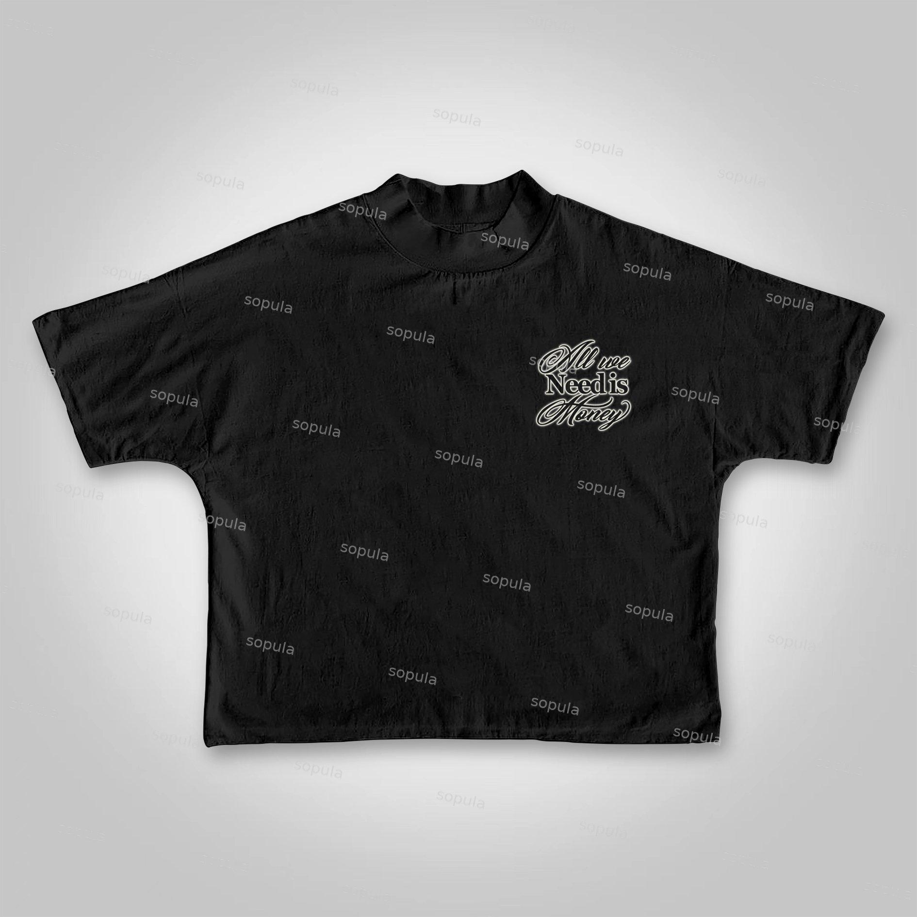 Sopula All We Need Is Money Cropped T-shirt Product Image