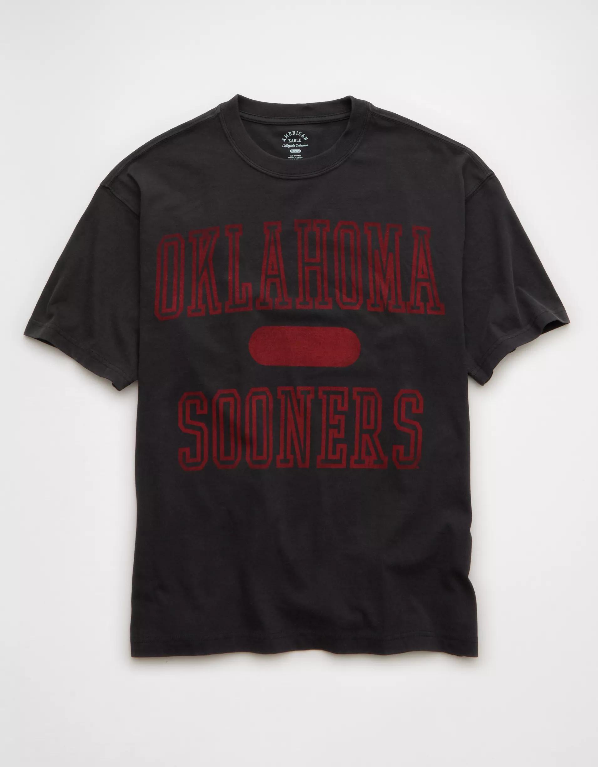 AE Boxy Oklahoma Sooners Graphic T-Shirt Product Image