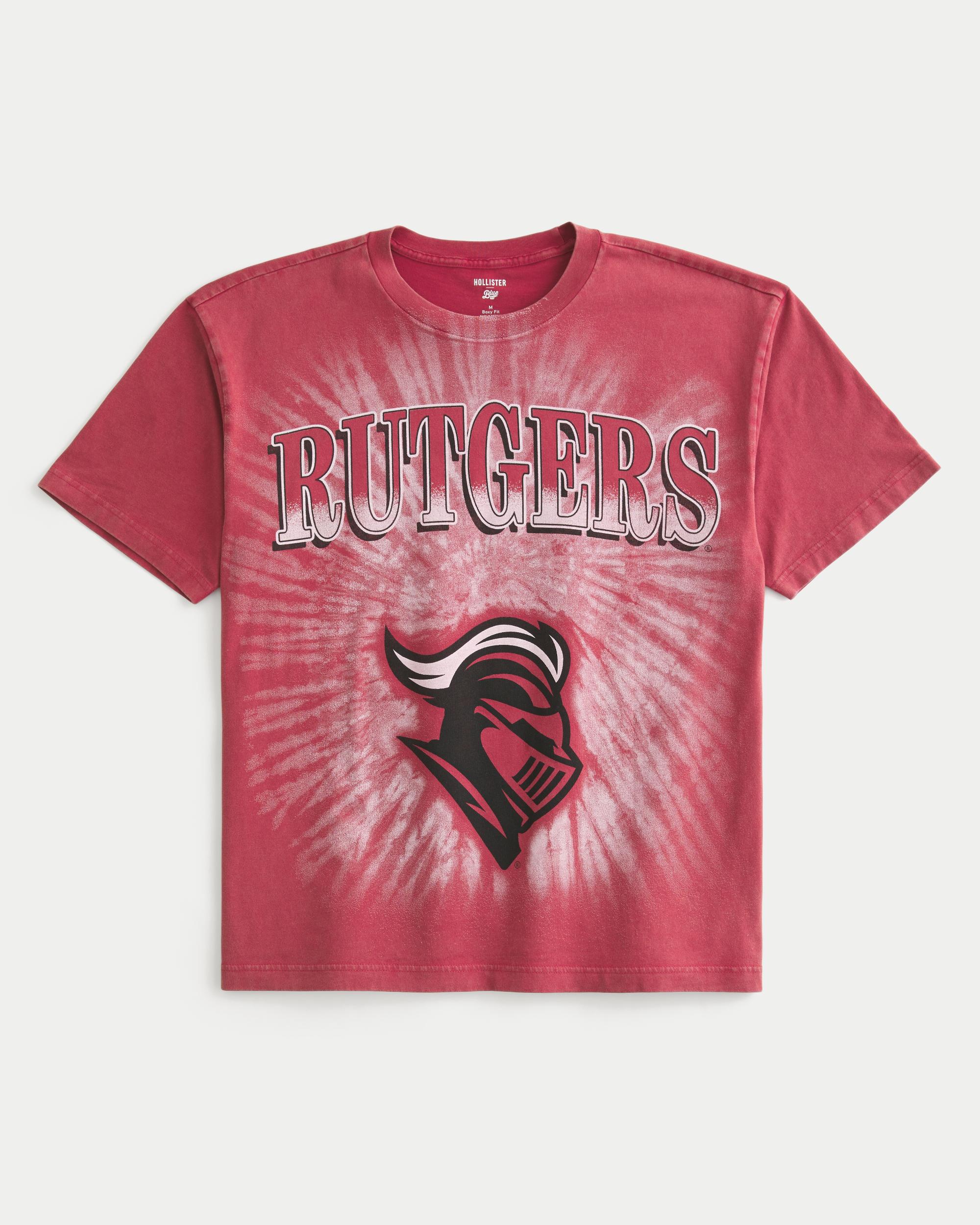 Boxy Rutgers Scarlet Knights Graphic Tee Product Image