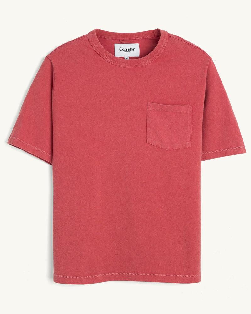 Garment Dye Tee - Red Product Image