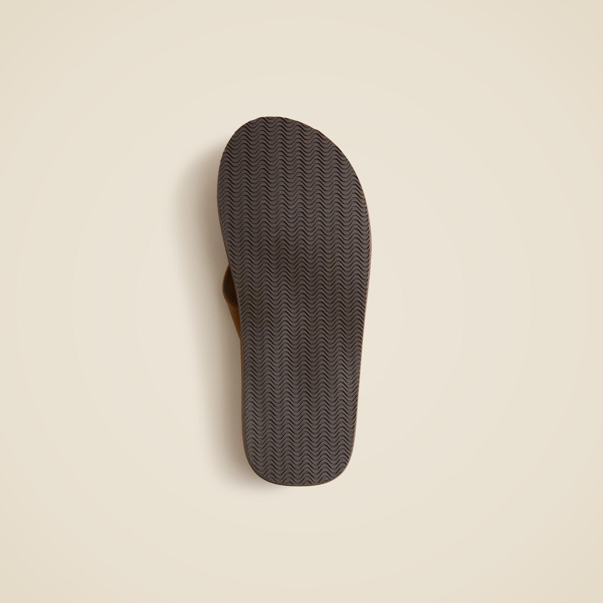 Nubuck leather flip-flops Product Image