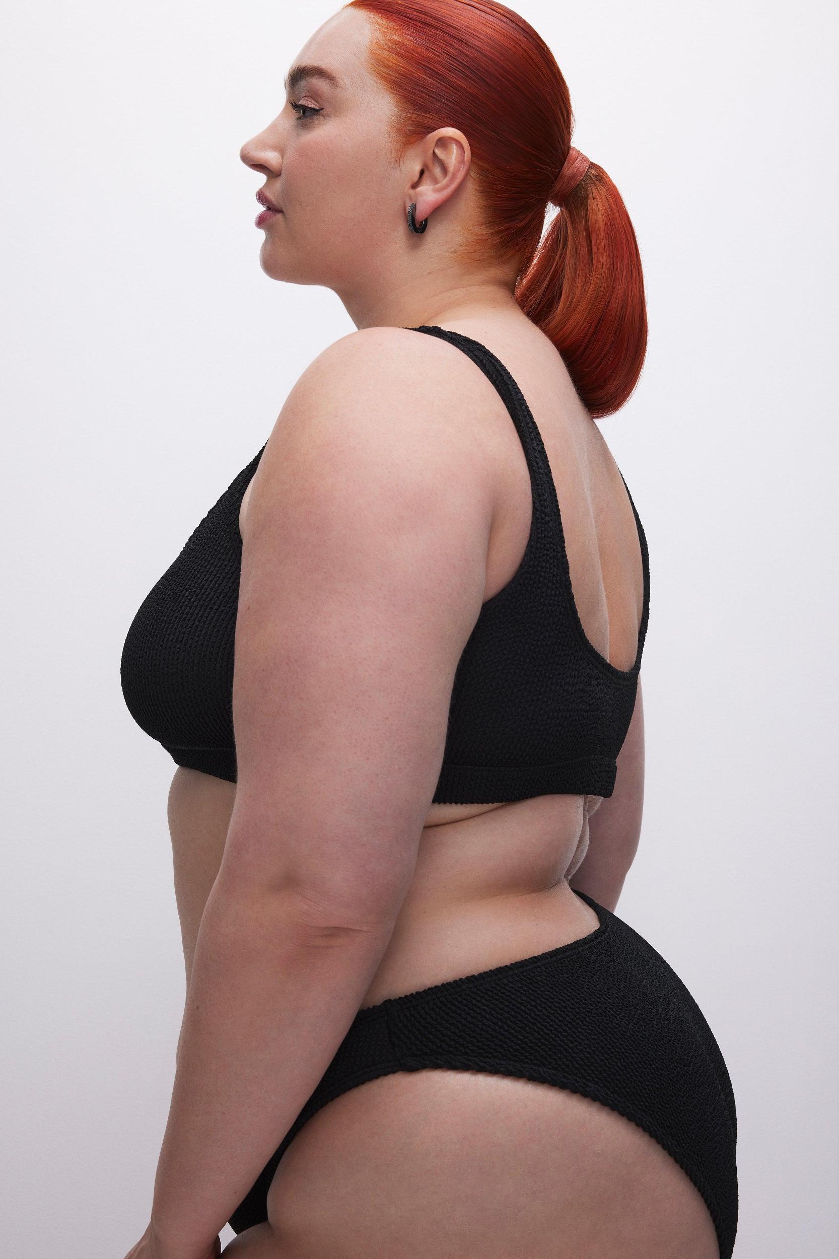 ALWAYS FITS SCOOP BIKINI TOP | BLACK001 Product Image