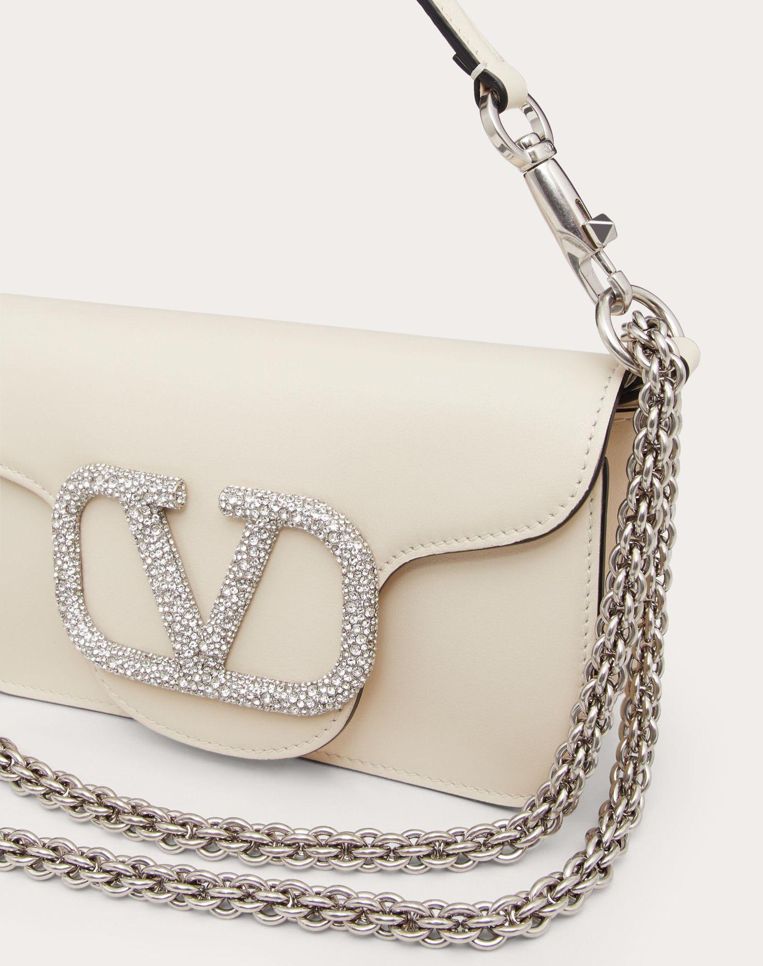 Valentino Garavani Locò Small Shoulder Bag With Jewel Logo Product Image