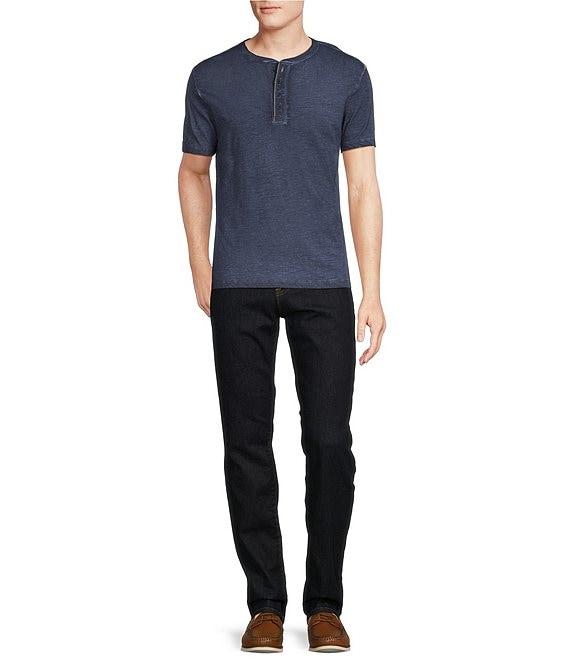 Cremieux Premium Denim Straight Fit Dark Wash Stretch Jeans Product Image