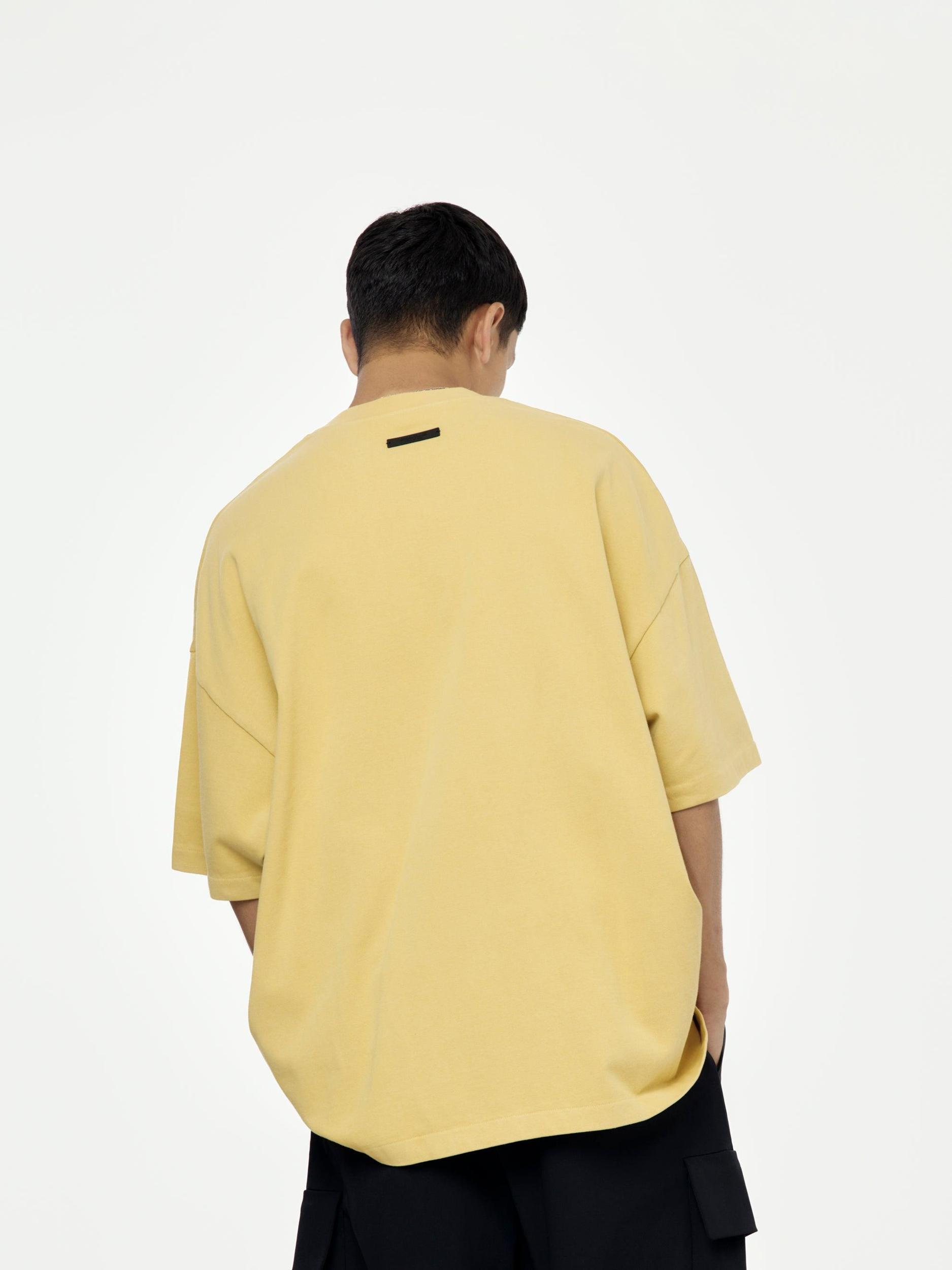 Heavy Crewneck Tee (Amber) Product Image