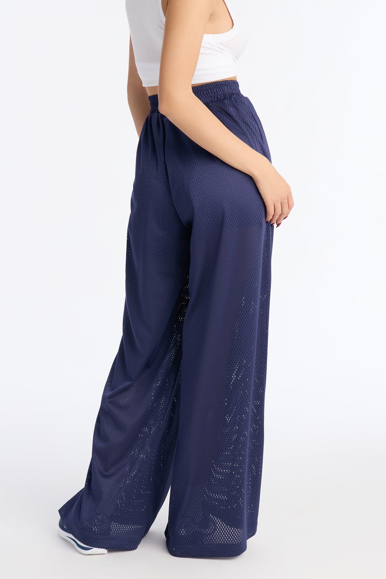 Milianna Wide Leg Pant - Navy Female Product Image