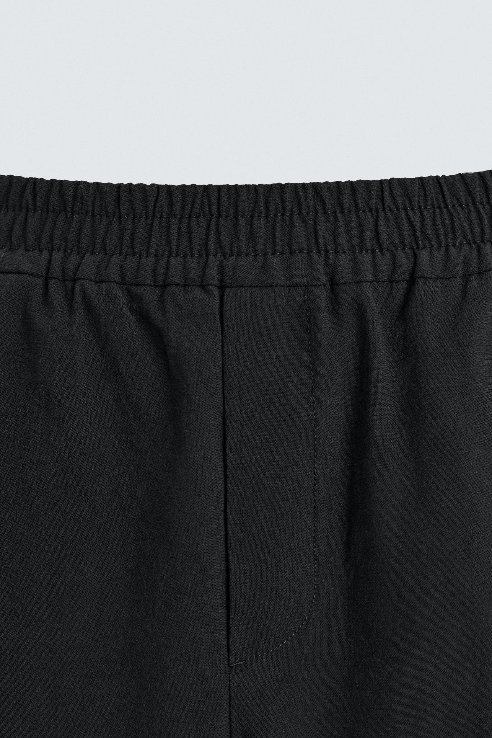 RELAXED FIT COTTON BERMUDA SHORTS Product Image