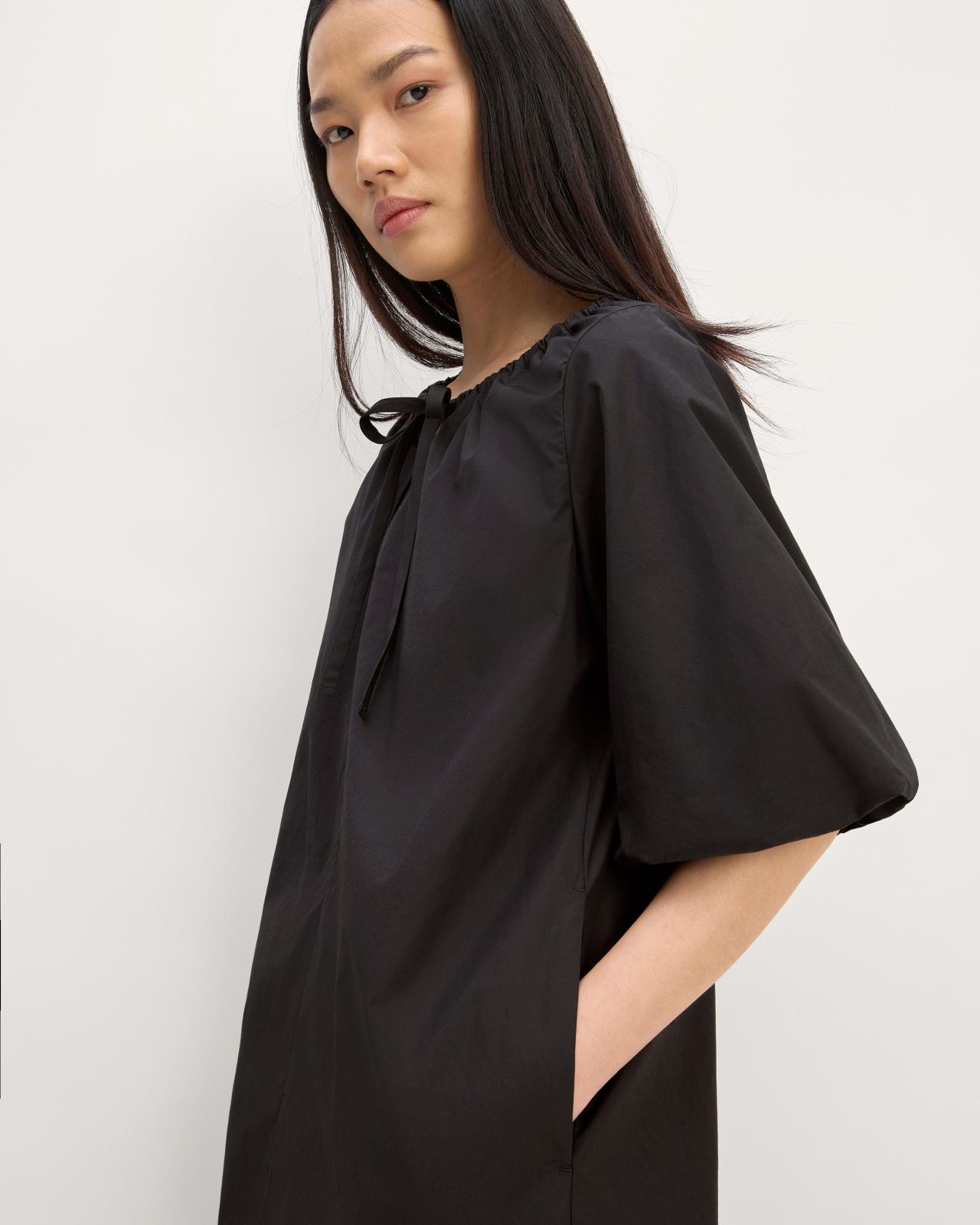 The Supima® Puff-Sleeve Dress Product Image