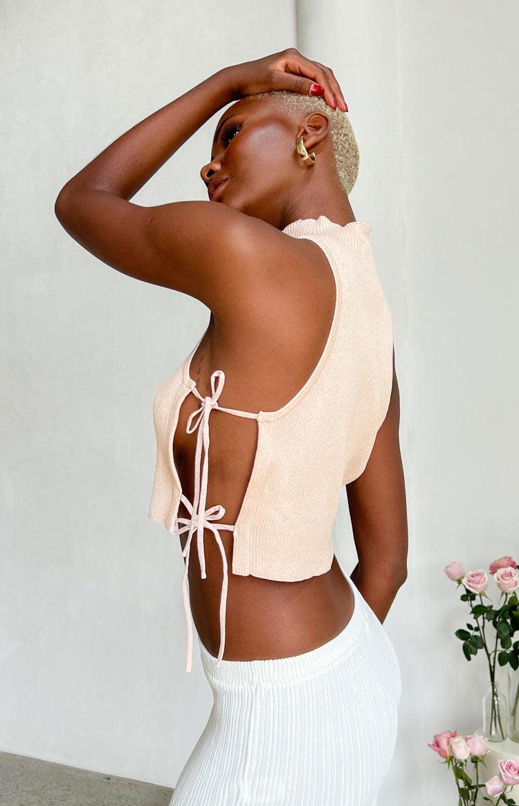 Melanie Light Pink Crop Top Baby Product Image