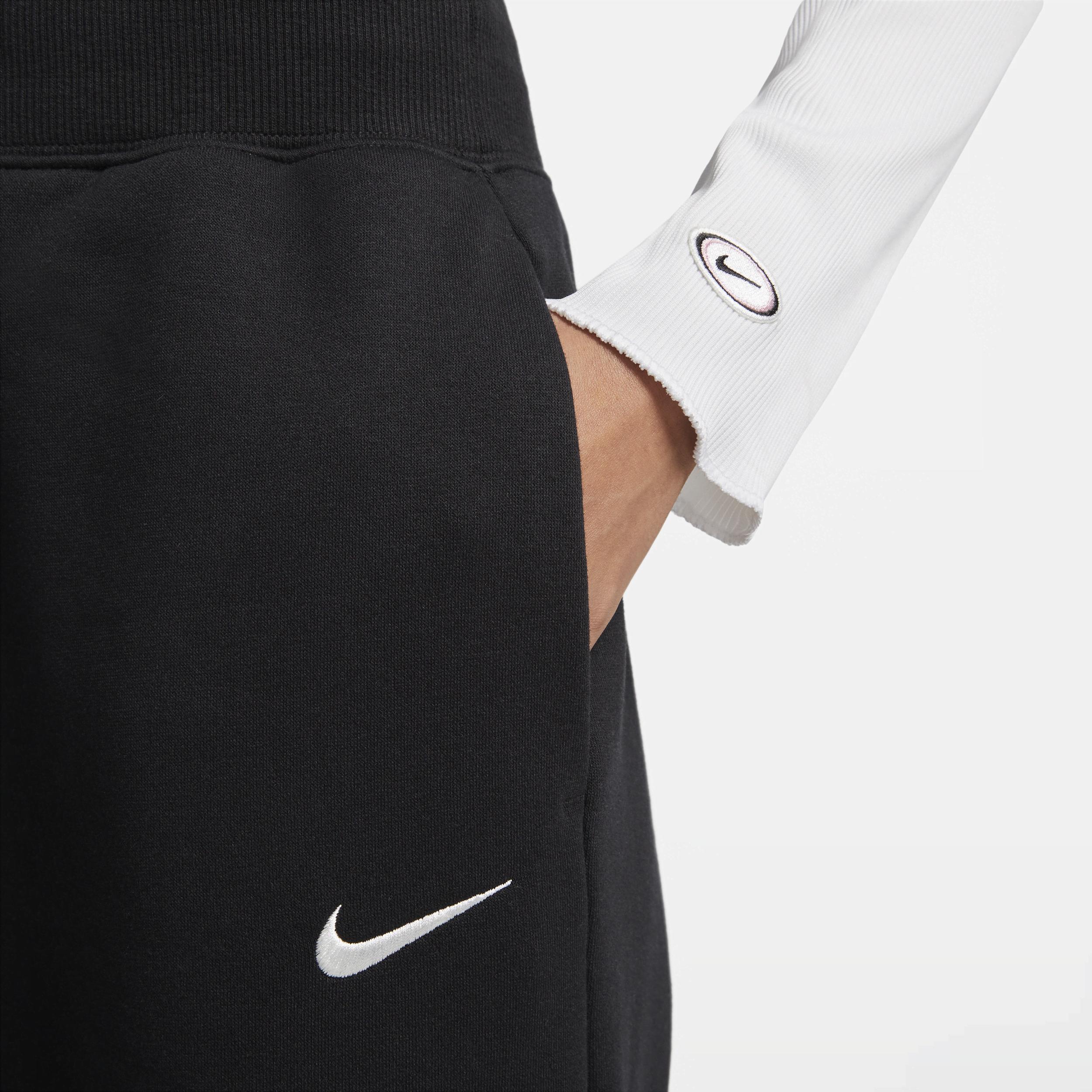 Womens Nike Sportswear Phoenix Fleece High-Waisted Wide-Leg Sweatpants | DQ5615-010 Product Image