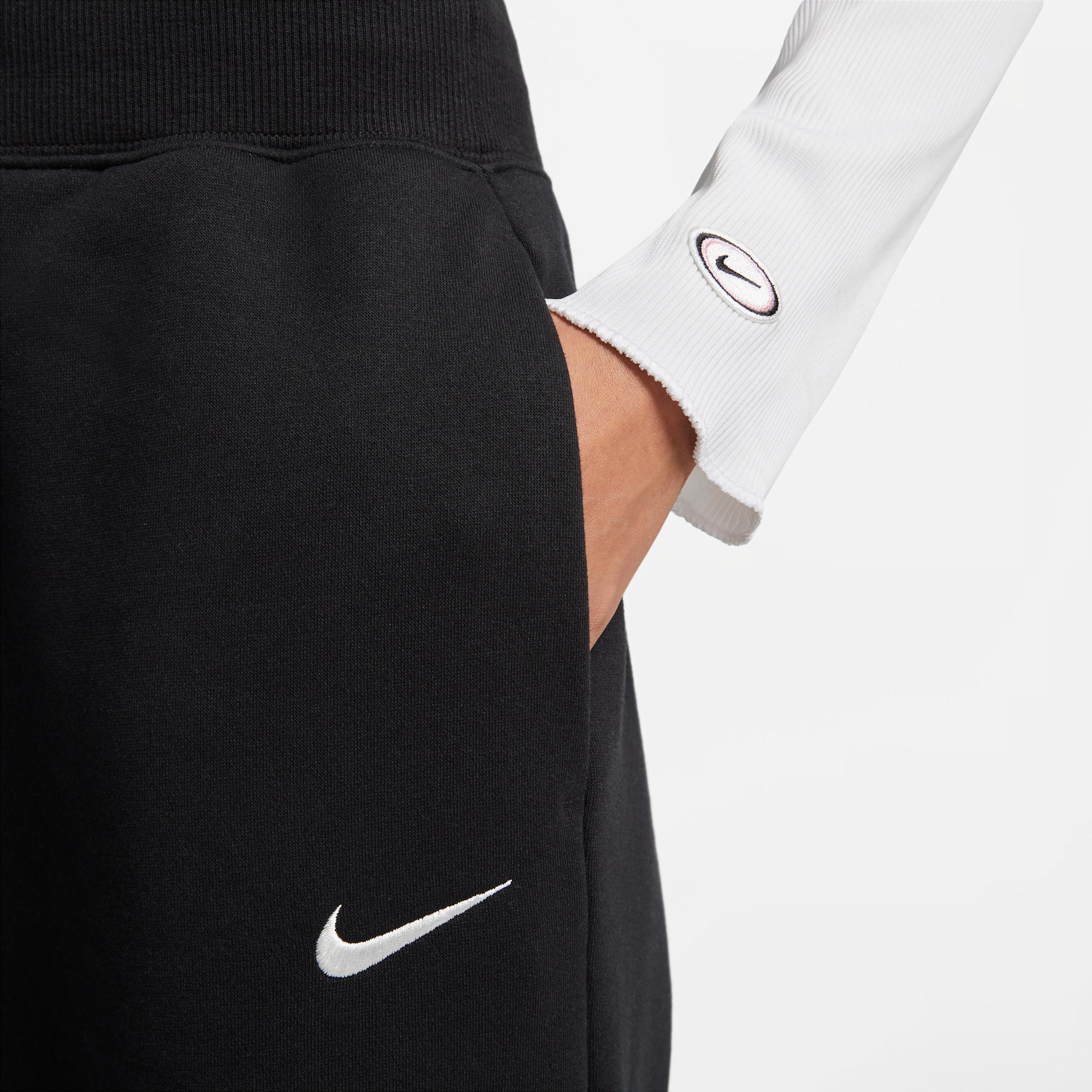Womens Nike Sportswear Phoenix Fleece High-Waisted Wide-Leg Sweatpants | DQ5615-010 Product Image