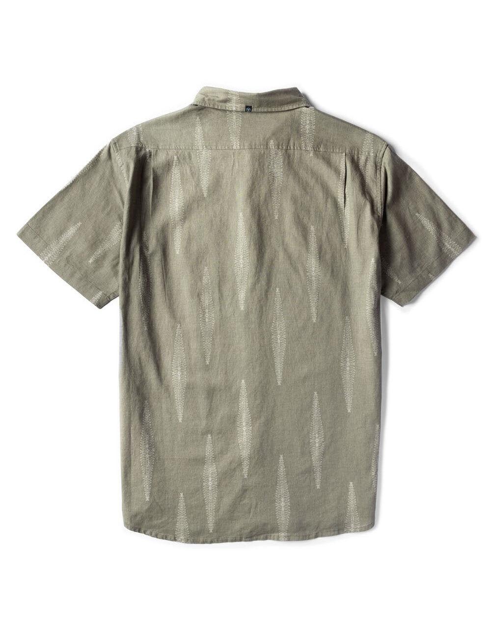 VISSLA Seaside Eco Mens Button Up Shirt - SAGE Product Image
