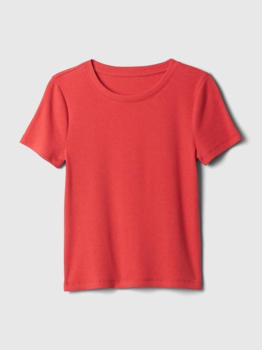 Modern Rib Crop T-Shirt Product Image