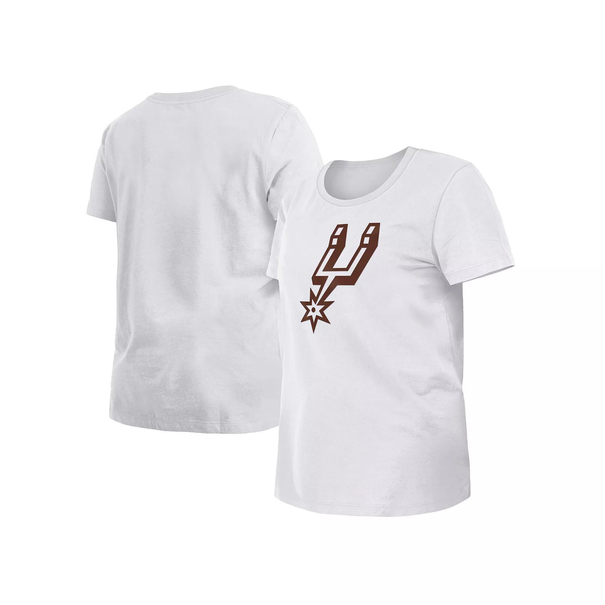 Women's New Era White San Antonio Spurs 2023/24 City Edition T-Shirt, Size: Medium Product Image