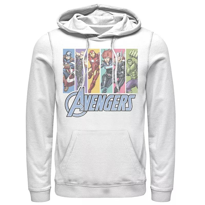 Men's Marvel Avengers Unite Panels Hoodie, Size: Small, White Product Image