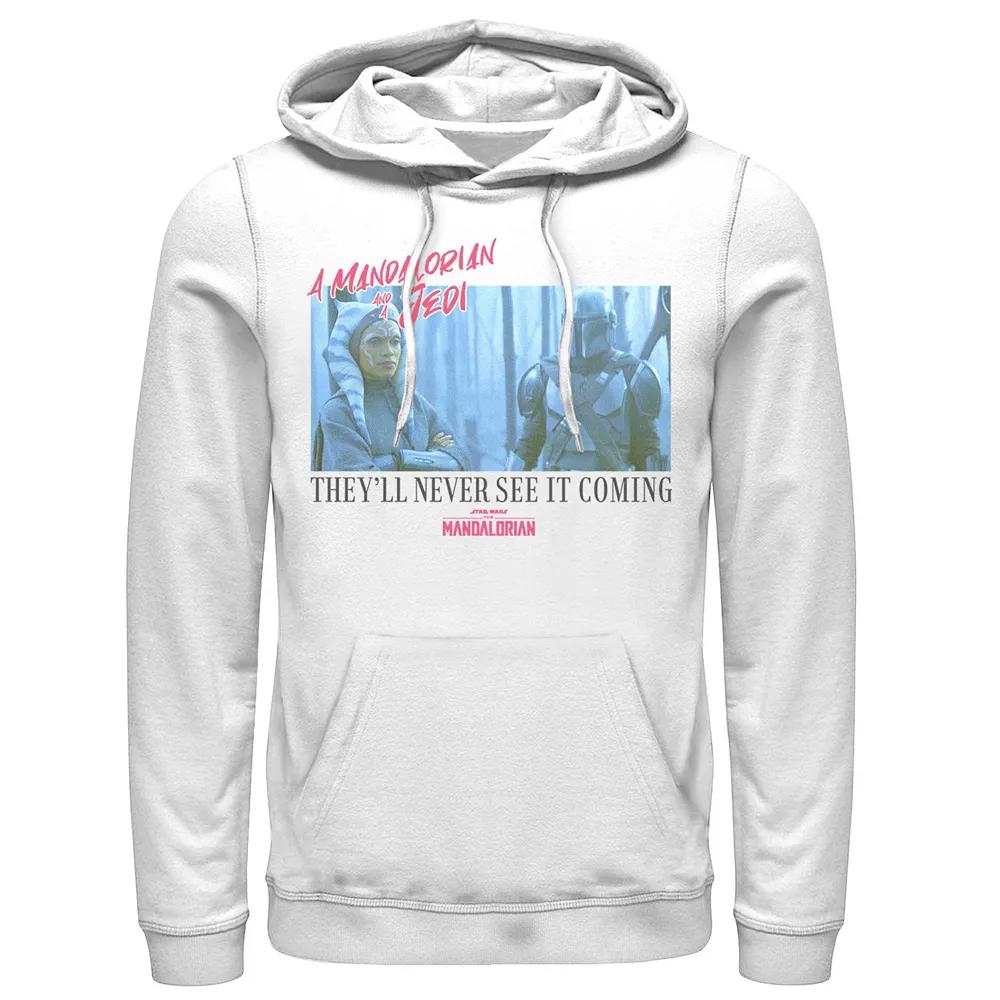 Men's Star Wars The Mandalorian They'll Never See It Cming Poster Hoodie,  Product Image