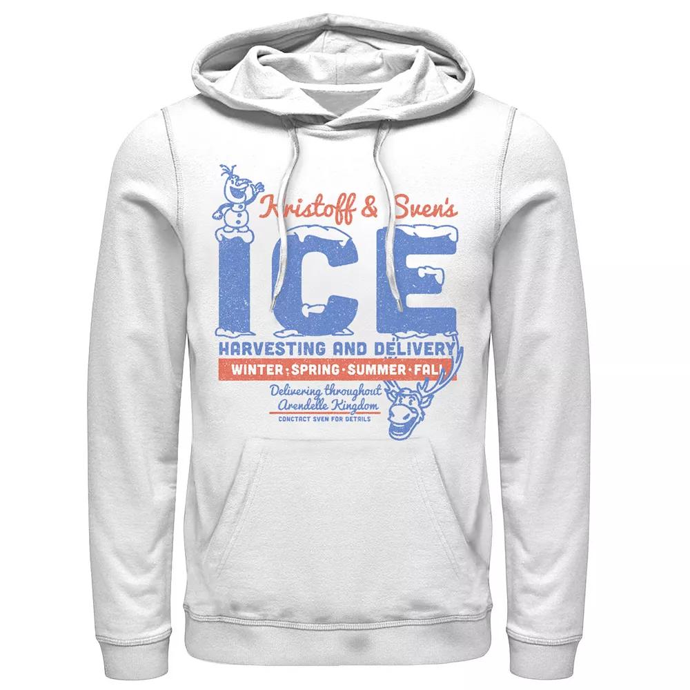 Disney's Frozen Men's Kristoff & Sven's Ice Harvesting And Delivery Hoodie,  Product Image