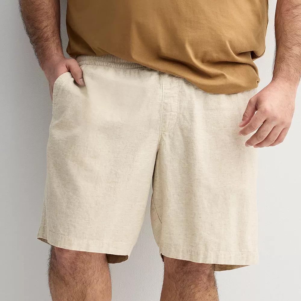Big & Tall Sonoma Goods For Life® Everyday Pull-On Shorts, Men's, Size: 3XB, Natural Linen Product Image