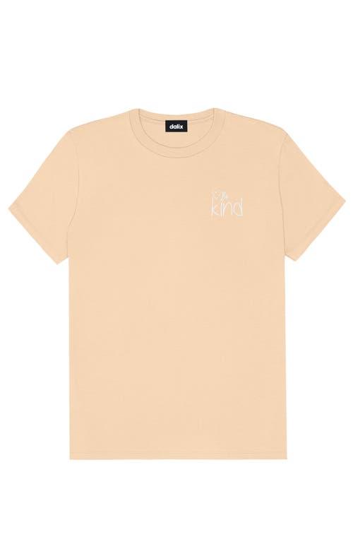 Dalix Be Kind Womens Relaxed Tee in Sand at Nordstrom, Size X-Small Product Image