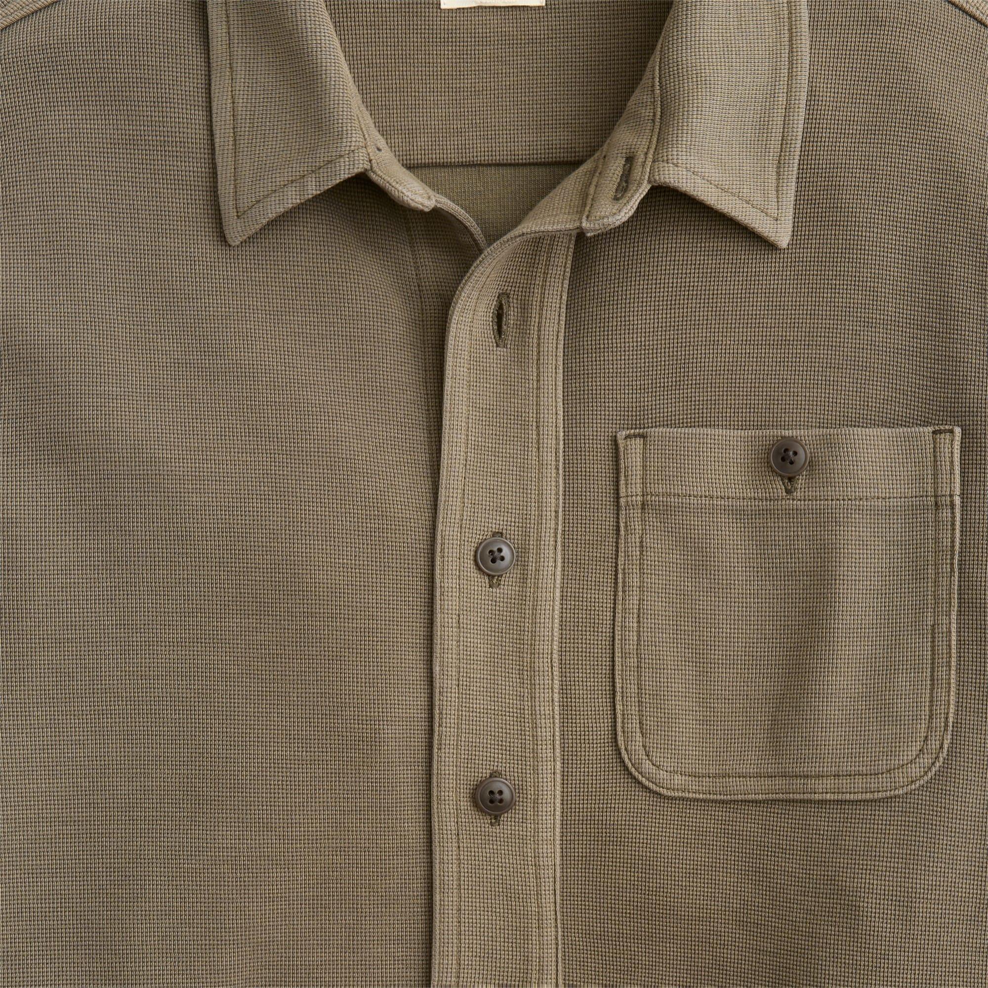 Cotton waffle shirt Product Image