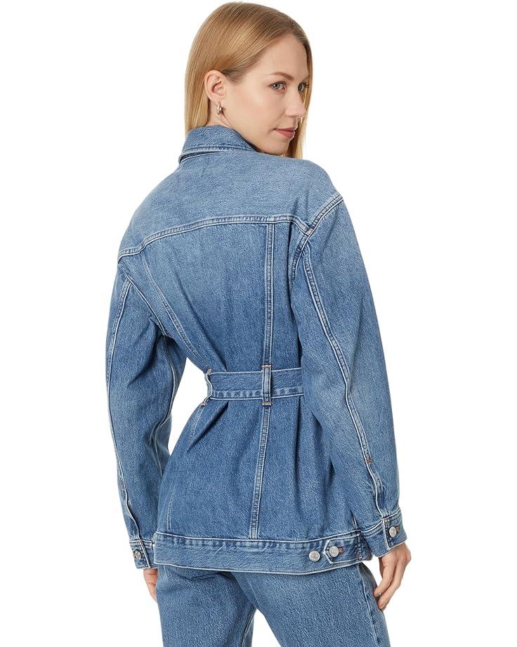 Collarless Trucker In Bouvier Wash Product Image