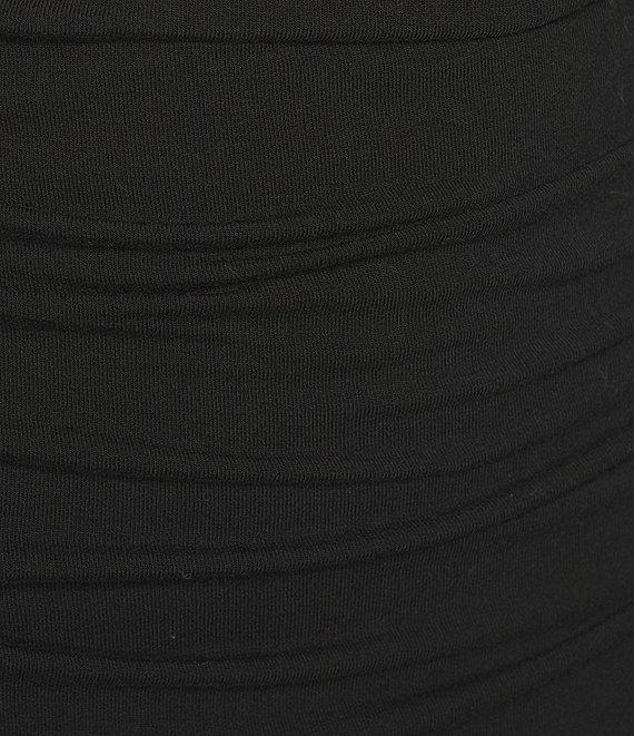 GB Ruched Side High Neck Mini Dress Product Image