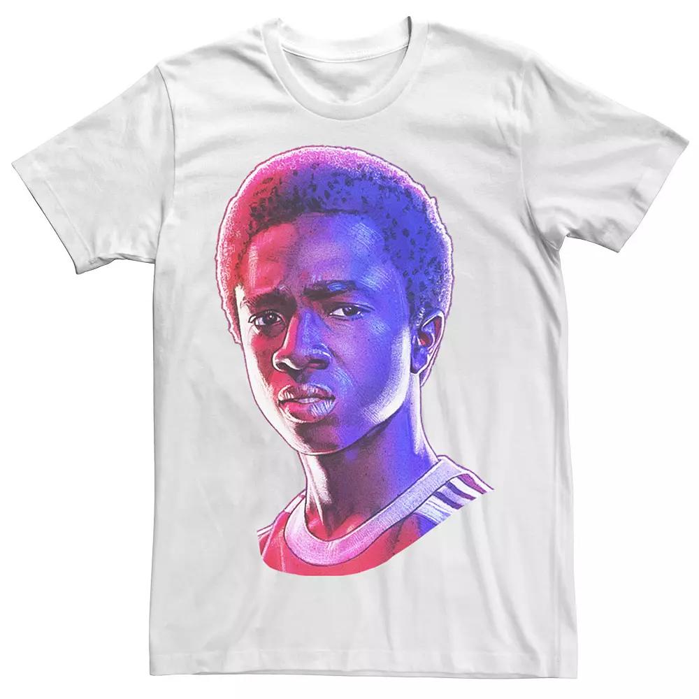 Men's Stranger Things Lucas Rose Tone Portrait Tee,  Product Image