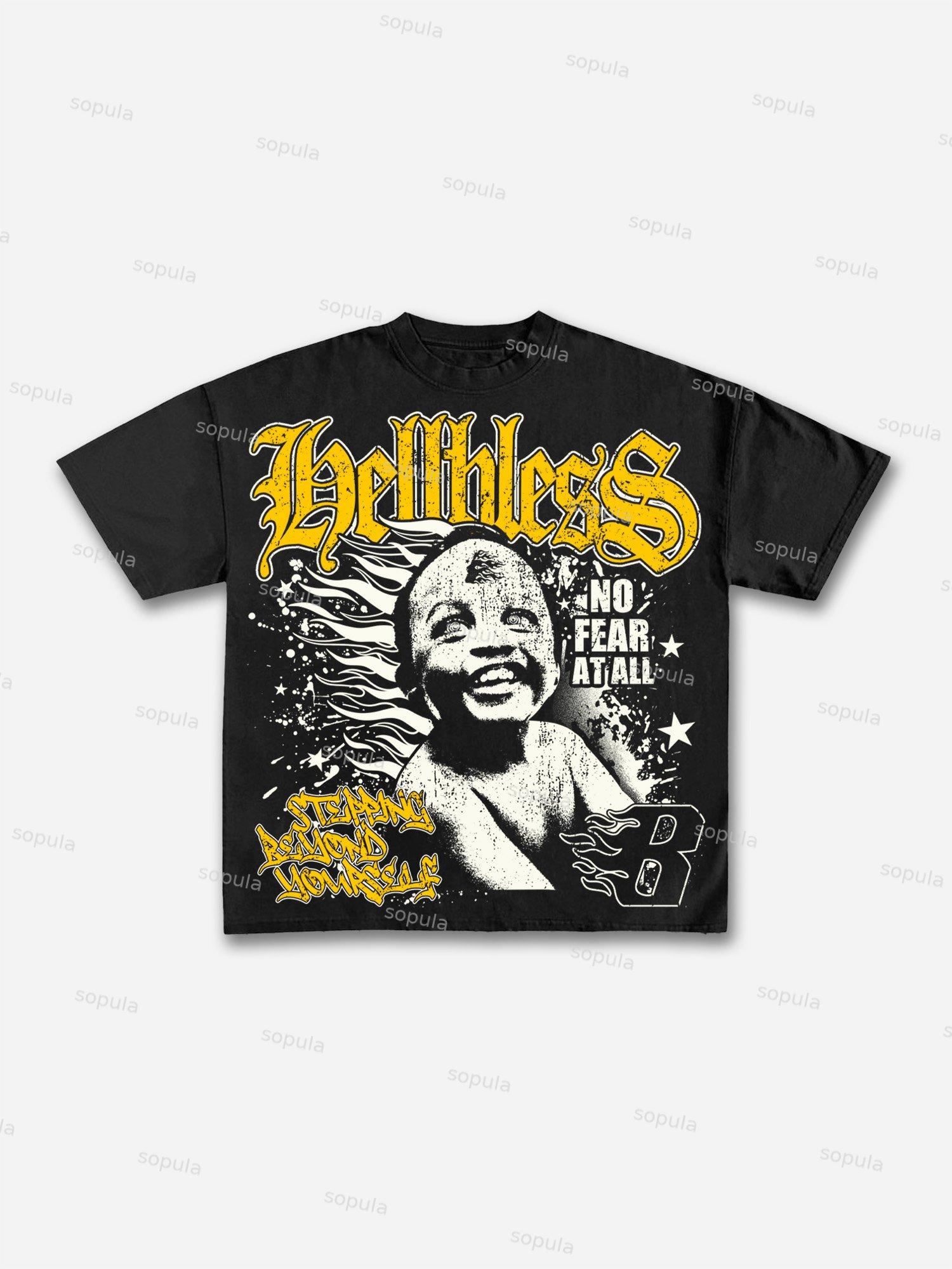 2025 God Mends Hearts Vintage Graphic Cotton T-shirt Product Image