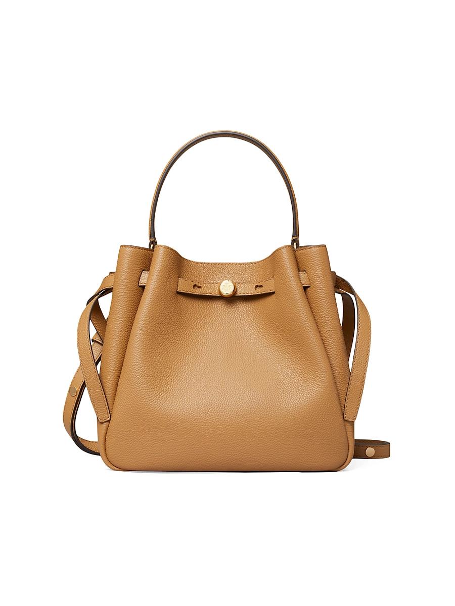 Womens Romy Pebbled Leather Bucket Bag Product Image