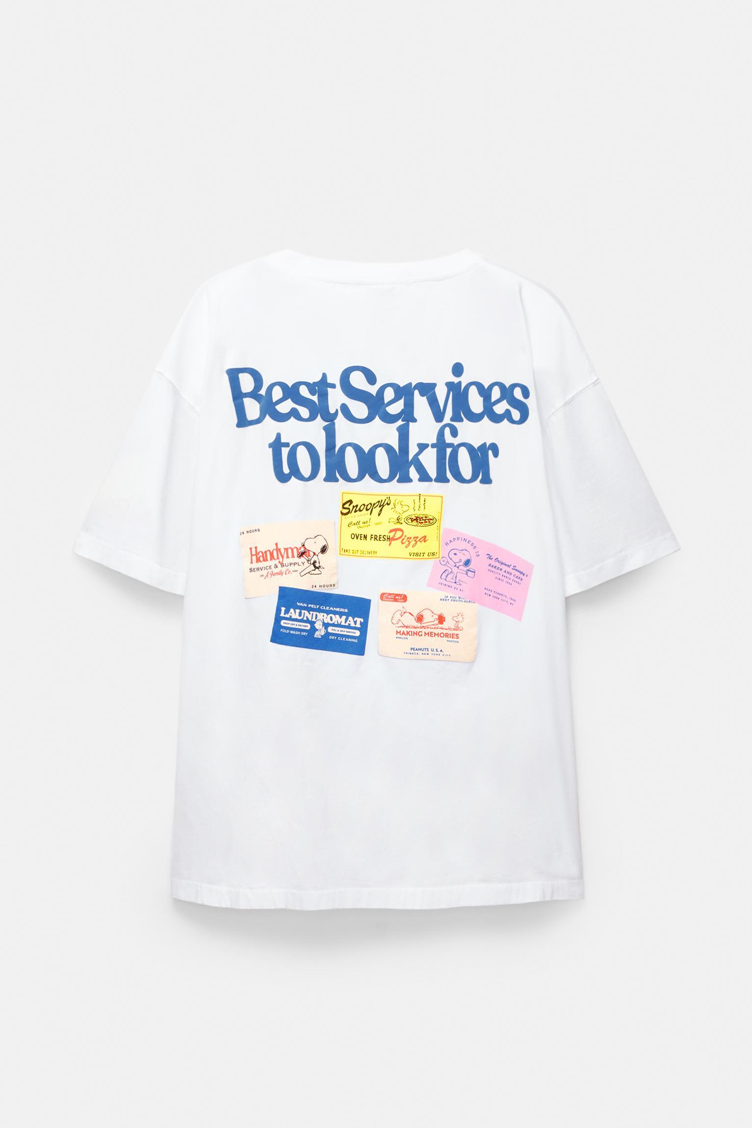 Snoopy white T-shirt Product Image