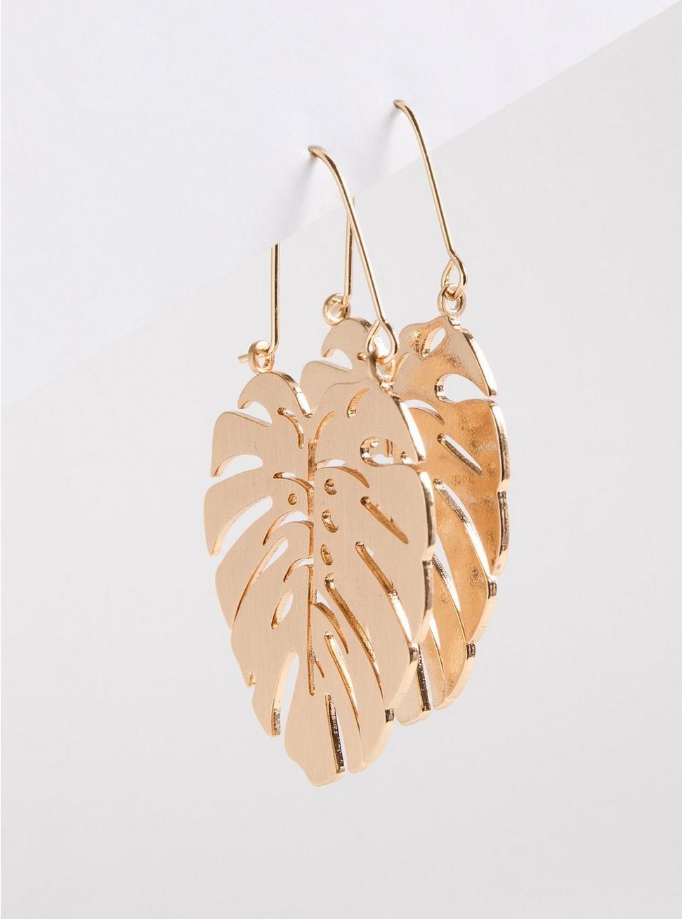 Palm Leaf Statement Earring Product Image
