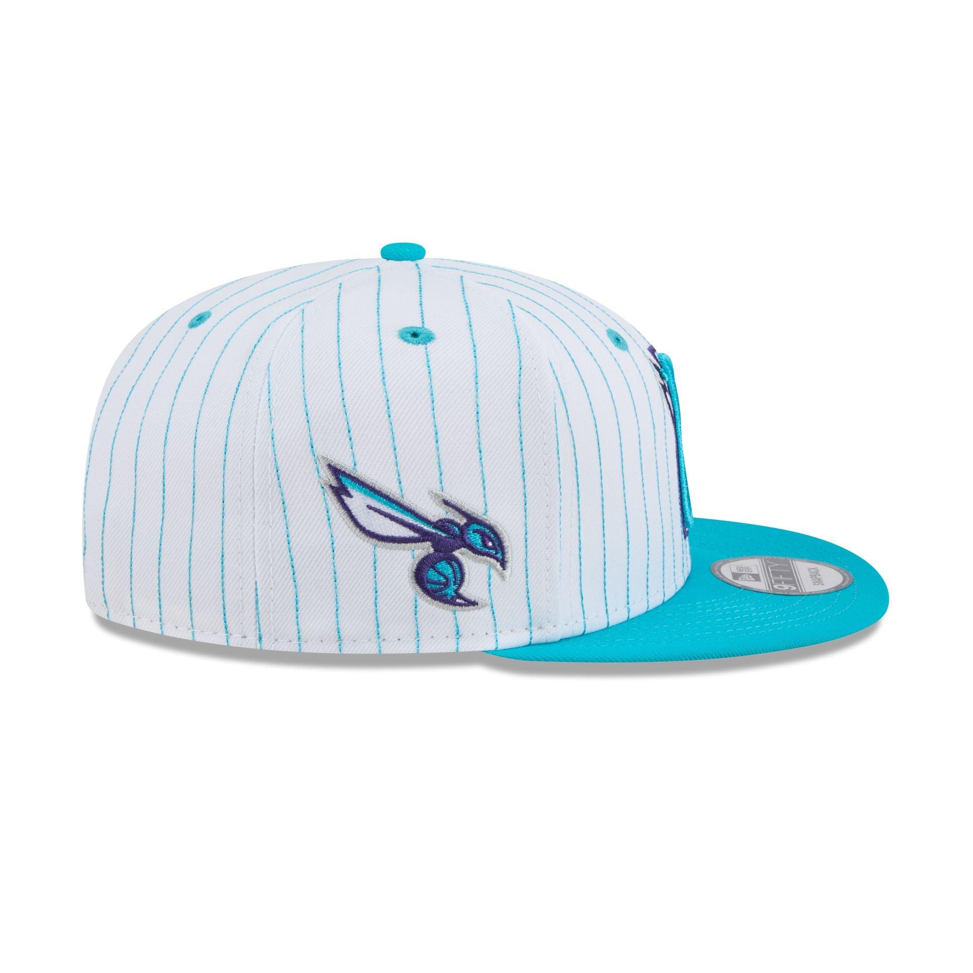 Charlotte Hornets Deceptor Pinstripe 9FIFTY Snapback Hat Male Product Image