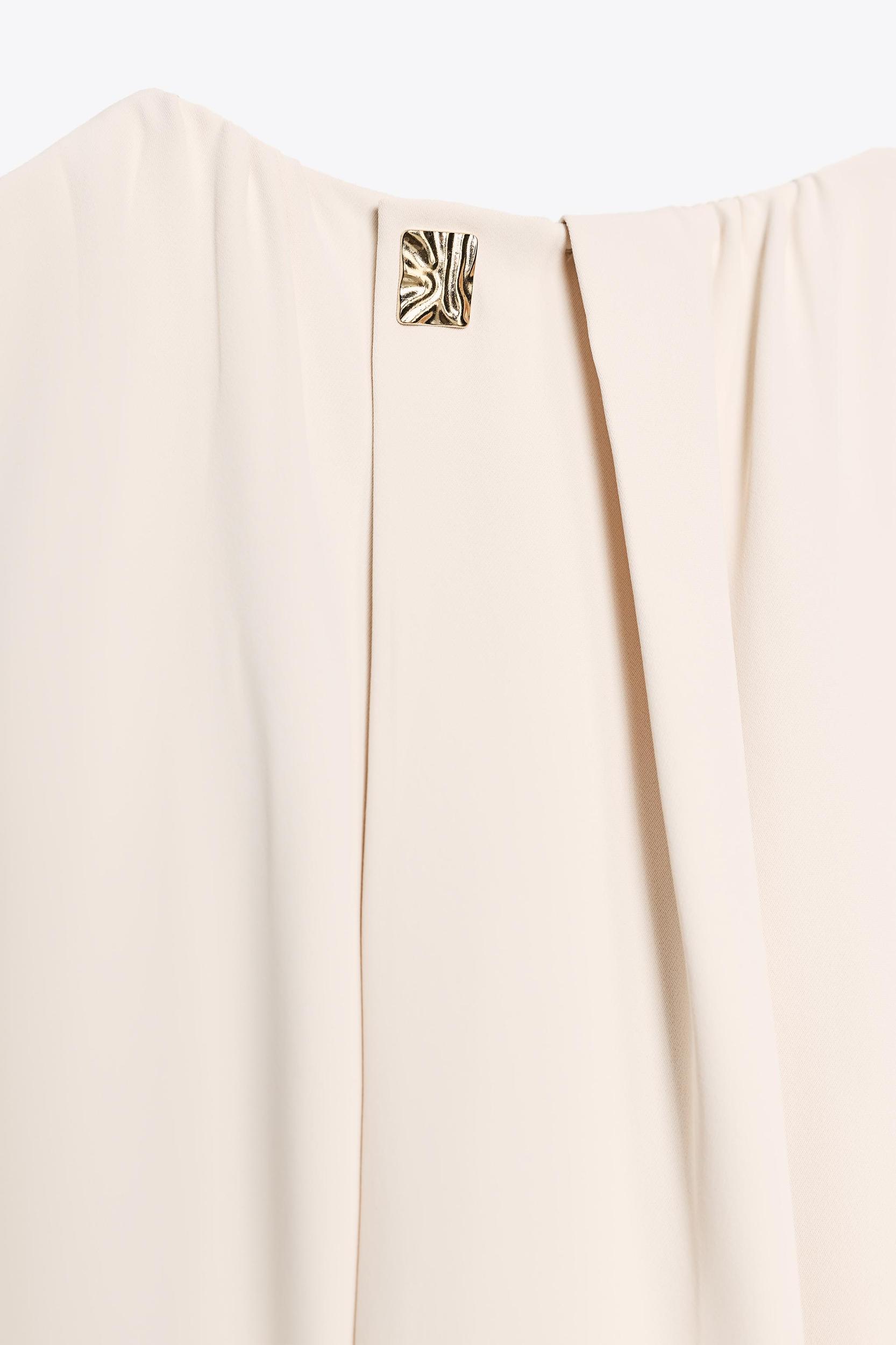 RUCHED WAIST MIDI DRESS Product Image