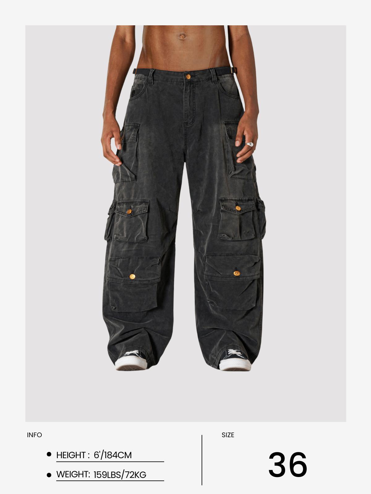 Aelfric Eden Baggy Multi-pocket Jeans Product Image