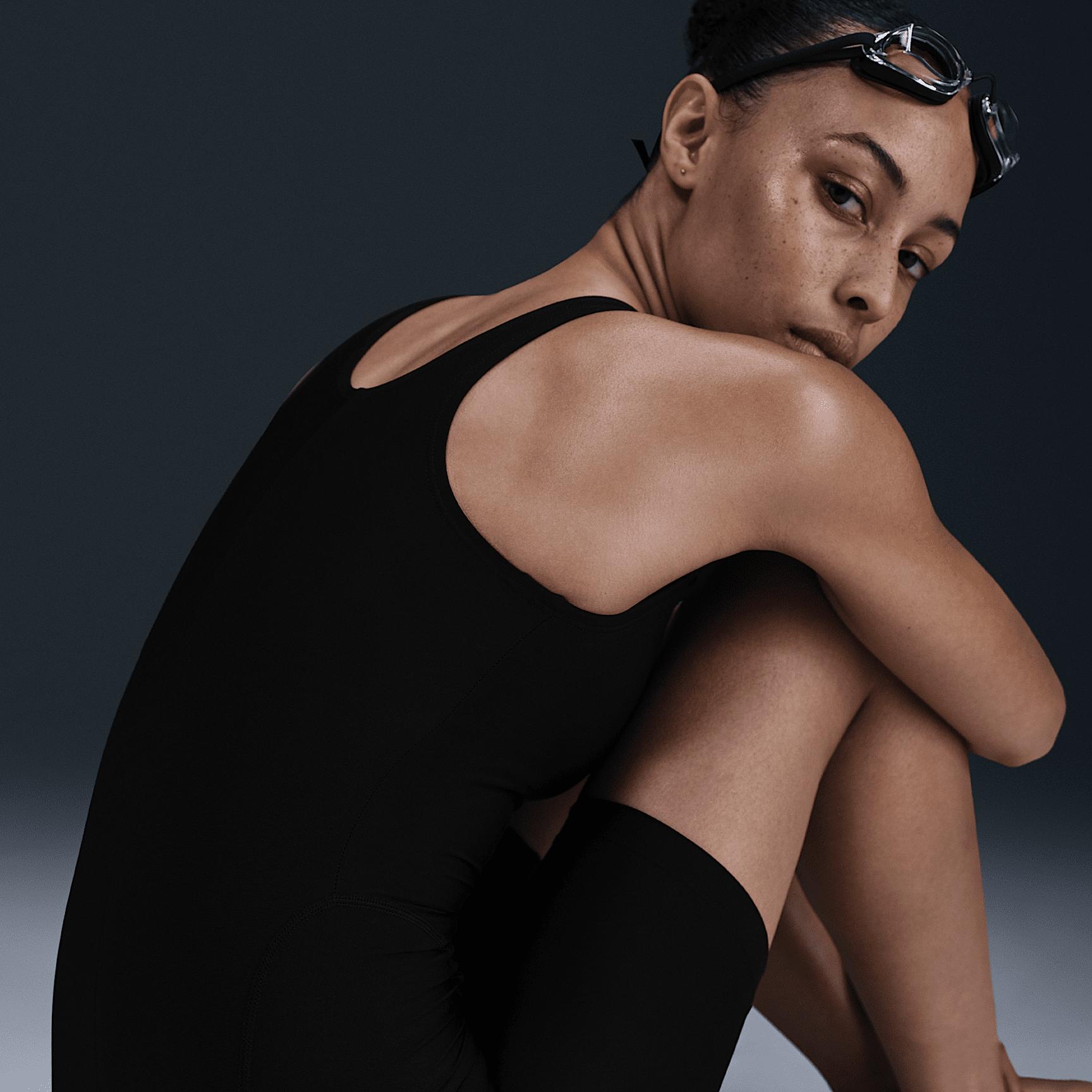 Nike Swim HydraStrong Women's High-Neck Legsuit Product Image