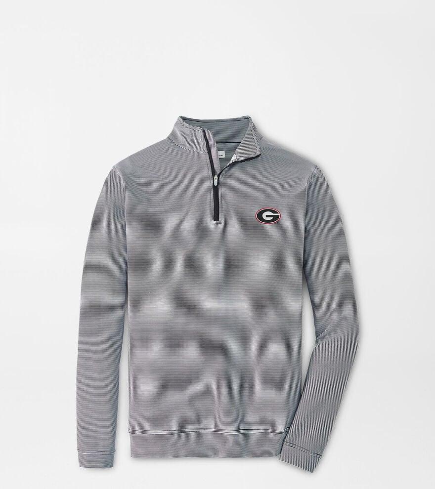 Georgia G Perth Sugar Stripe Performance Quarter-Zip Product Image