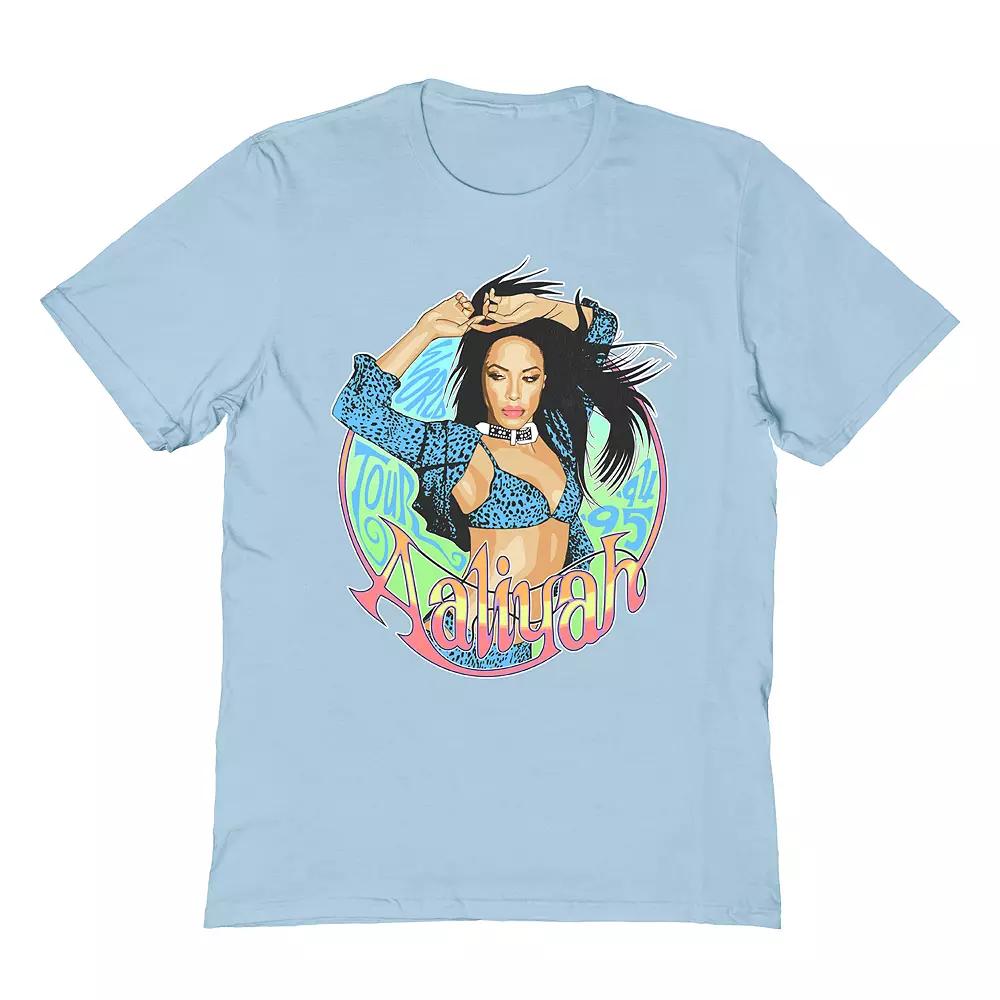 Men's Aaliyah Tee, Size: Large, Light Blue Product Image