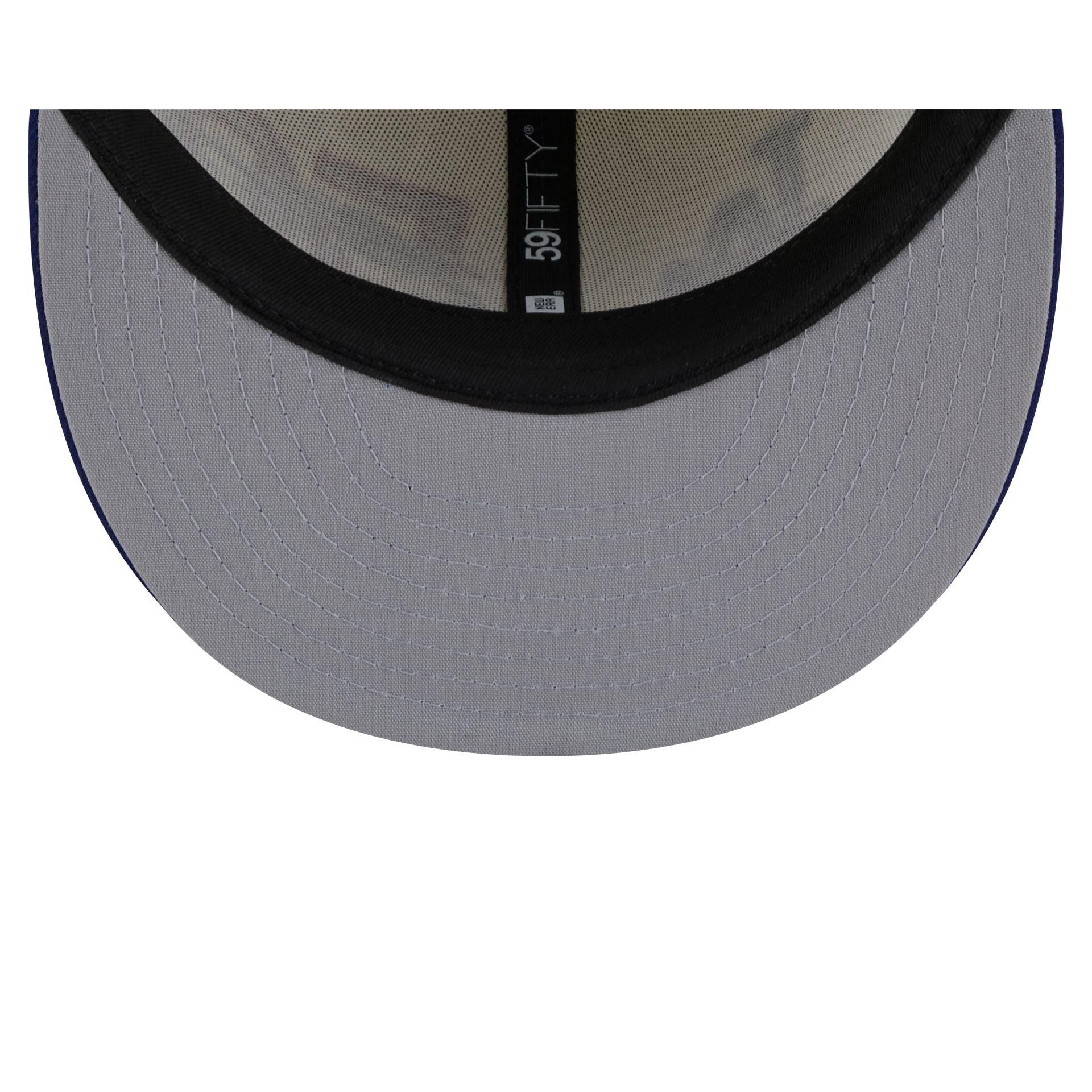 Los Angeles Dodgers Mookie Betts Chrome White 59FIFTY Fitted Hat Male Product Image