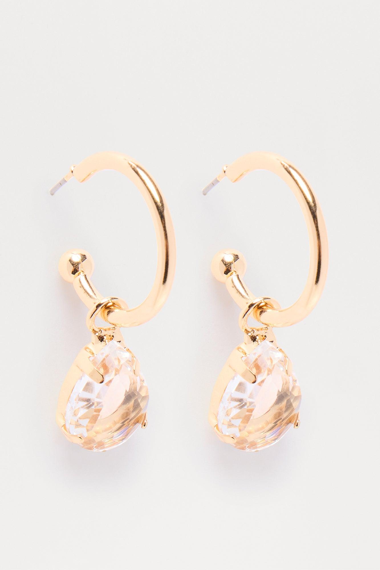Clearing The View Drop Earrings - Gold Female Product Image